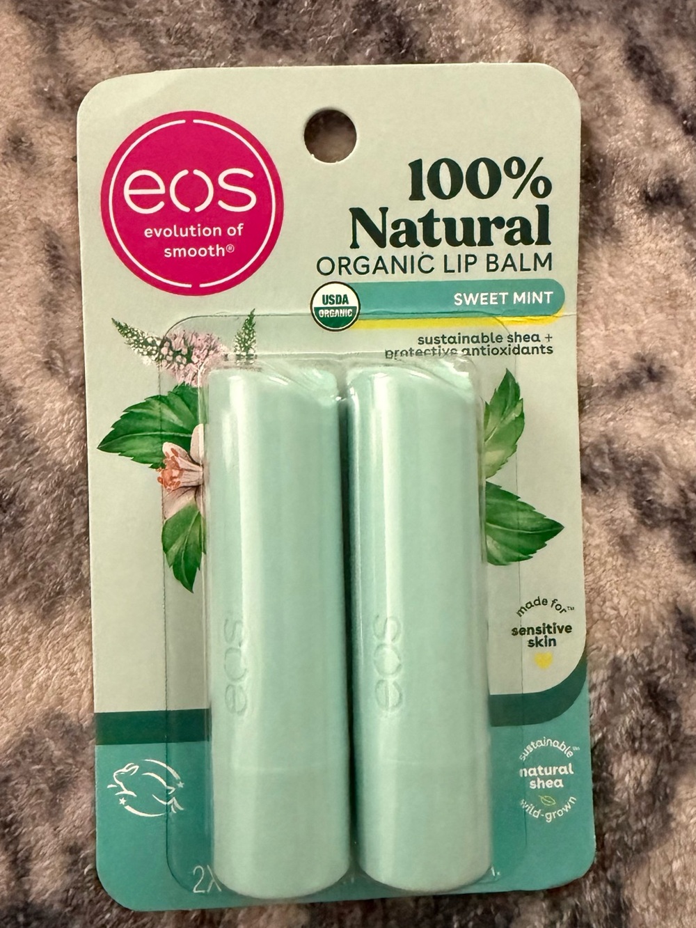 eos Sweet Mint Lip Balm Duo in Light Mint